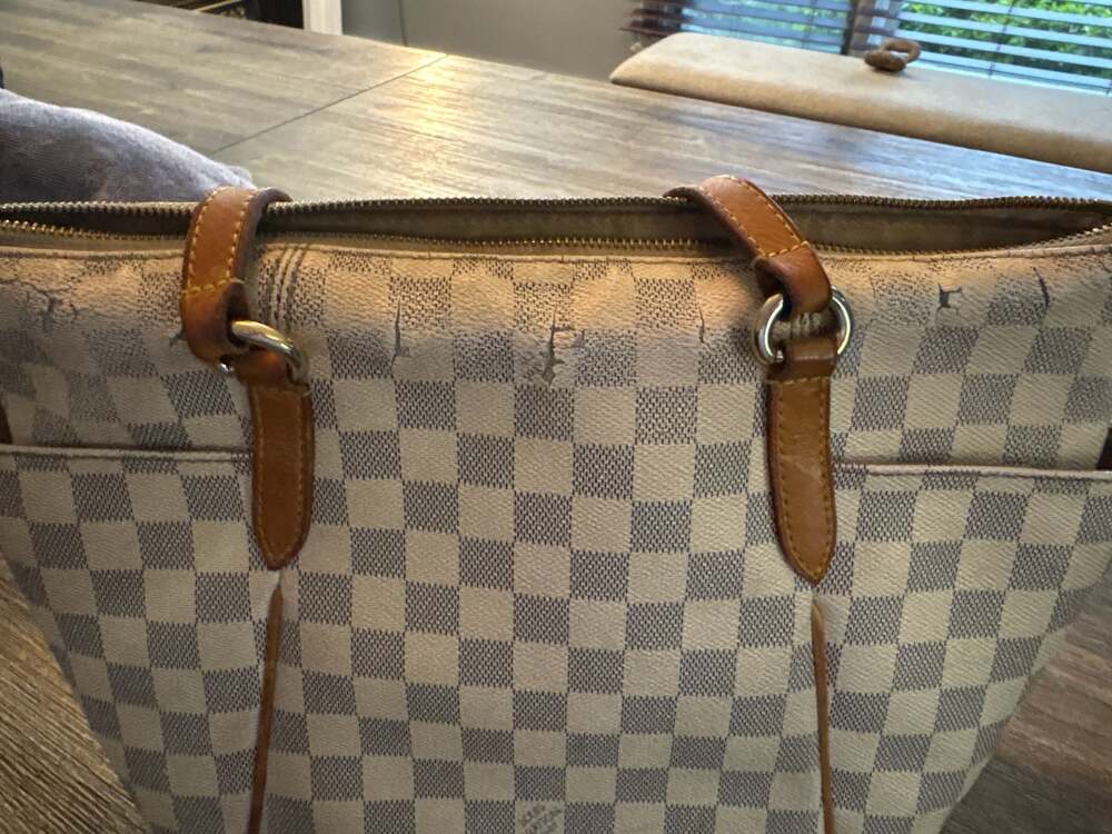 Authentic Louis Vuitton Damier Azur Totally PM Tote Bag - Picture 7 of 7